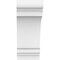 Ekena Millwork Standard Hughes Architectural Grade PVC Bracket, 5"W x 12"D x 12"H BKTP05X12X12HUG - alternate 4